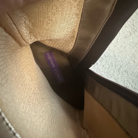 ❄️ Suzanne Somers Modboot Heeled Boots Brown 8.5 Never Worn - Picture 10 of 11